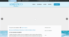 Desktop Screenshot of adriaticoresidence.com